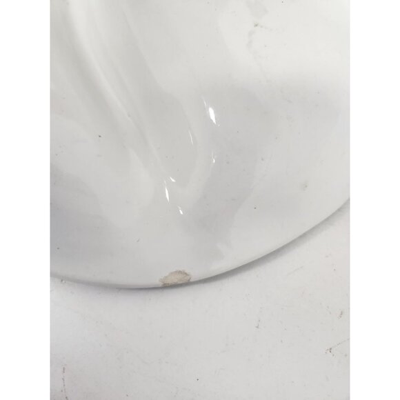 Vintage Italyan Pottery Ceramic Divided Apple Pear Serving Dish Hand Painted - Picture 5 of 8